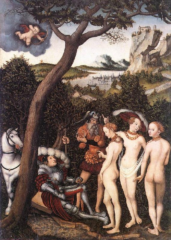 CRANACH, Lucas the Elder The Judgment of Paris df